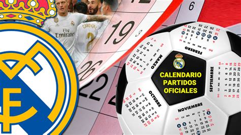 Calendario Partidos Real Madrid Futbol