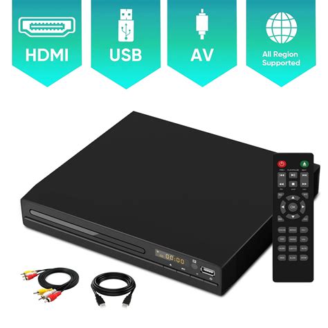 Gcz Dvd Player For Tv With Hdmi Cable Compact Dvd Player For Home With