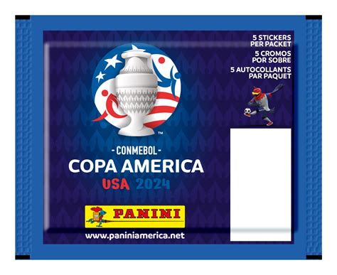 Conmebol Copa America Usa 2024 Official Sticker Pack 5 Stickers Soccer Stuff Llc