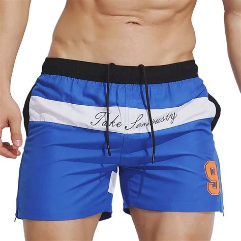 Mens Beach Shorts Trunks Breathable Swim Trunks Pants Swimwear Shorts