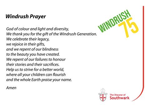 Southwark Cathedral to host national Windrush 75th anniversary service