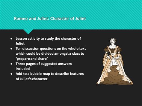 Romeo and Juliet: Character of Juliet | Teaching Resources