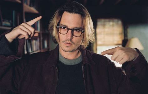 The Film Johnny Depp Hair Glasses Johnny Depp Male Secret Window