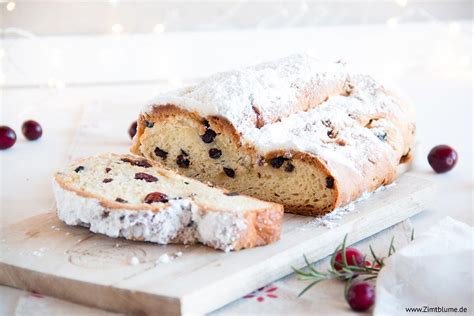 Christstollen Einfaches Rezept F R Weihnachtsstollen Zimtblume De