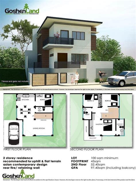 100 Sqm Floor Plan 2 Storey - floorplans.click