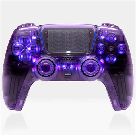 Triple Atomic Purple RGB LED PS5 Controller | Killscreen