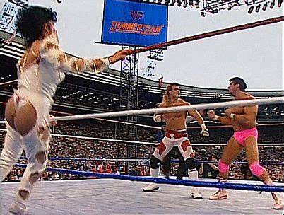 Shawn Michaels with Sensational Sherri vs. Rick Martel | Wwf, Sherri ...