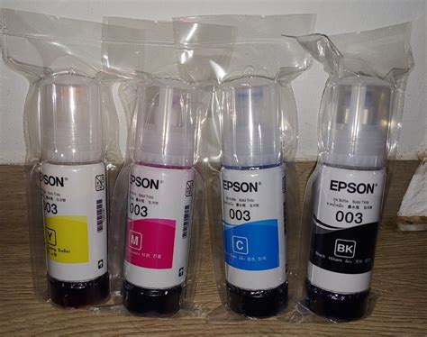 Genuine Epson-003 Ink for Epson EcoTank Printer, Computers & Tech ...