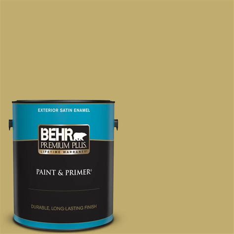 BEHR PREMIUM PLUS 1 Gal M310 5 Chilled Wine Satin Enamel Exterior