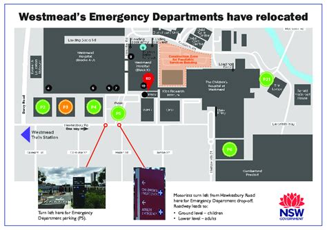 Westmead Hospital Ward Map