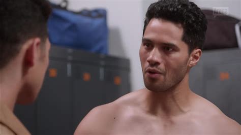 Auscaps Alex Tarrant Shirtless In Shortland Street