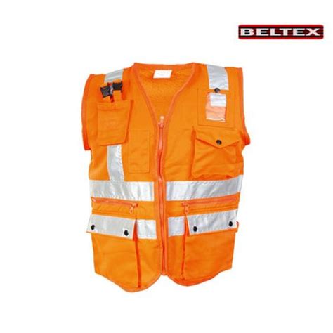 Chaleco Impermeable de Alta Visibilidad Verde Limón Beltex Beltex