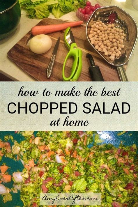 How To Make The Best Chopped Salad At Home Chopped Salad Healthy