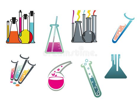 实验室和被设置的试管 向量例证 插画 包括有 徽标 例证 化学 双眼 背包 科学 无政府主义 31654889