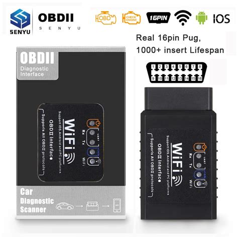 For Android Ios Elm327 V1 5 Wifi Obd2 Scanner Elm 327 V 1 5 Wifi Obd 2