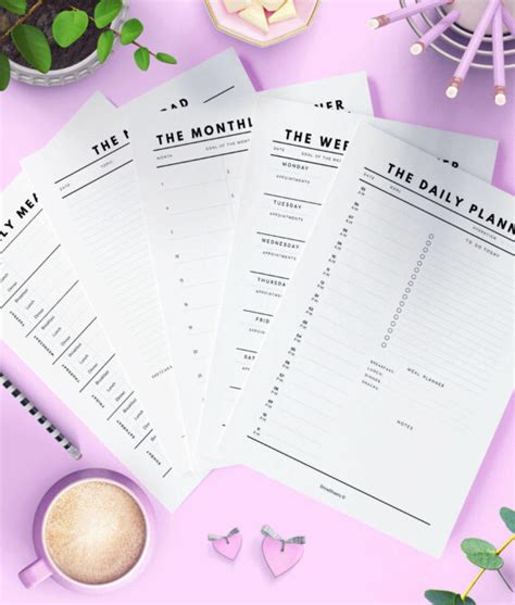 Free Complete Printable Planner Bundle For A Minimalist Soul Shinesheets