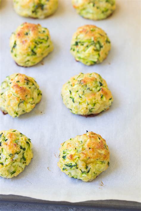 Baked Zucchini Meatballs Kristines Kitchen