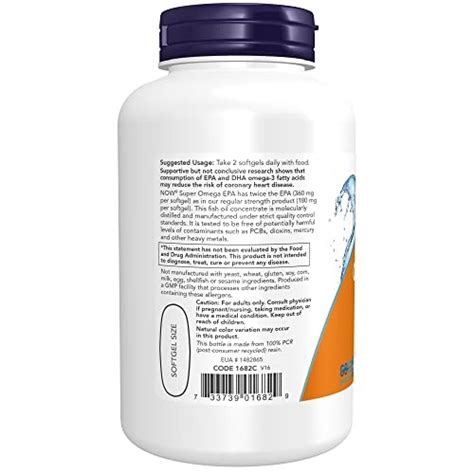 Now Supplements Super Omega Epa Epa Dha Molecularly