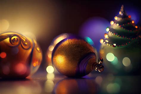 Christmas ornaments holiday background