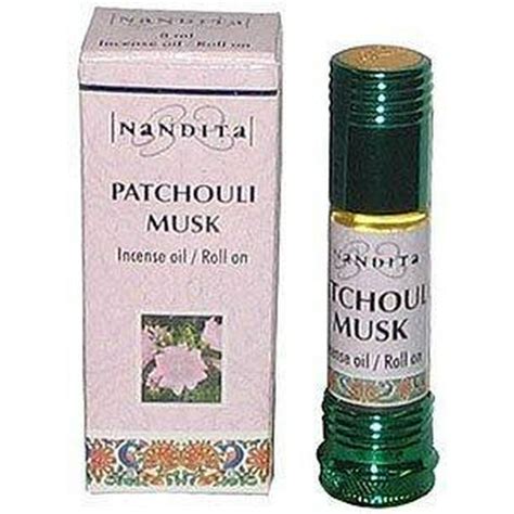 Patchouli Musk Nandita Incense Oilroll On 14 Ounce Bottle