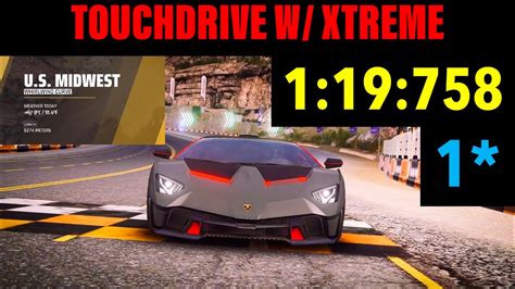 TOUCHDRIVE Asphalt 9 Grand Prix Lamborghini SC18 Practice Round