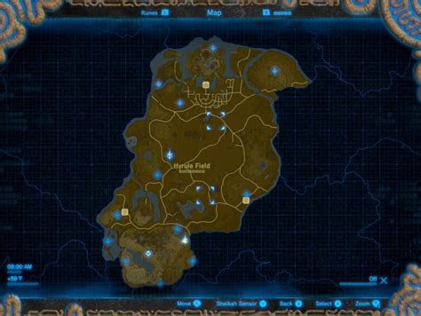 Hyrule Map Breath Of The Wild - Maps For You