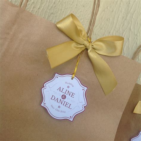 Sacolas Personalizadas Casamento Wedding Mimos Caprichos Elo7