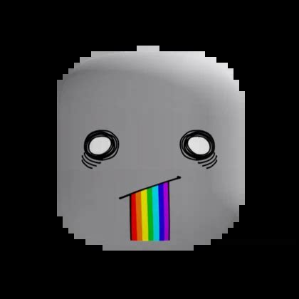 Rainbow Barf Scene Emo Face Roblox