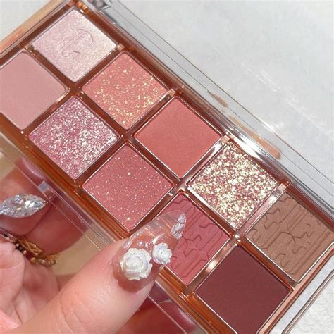 10 Color Eyeshadow Pearlescent Matte Earth Palette Shiny Sequin Long