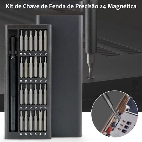 Kit Jogo Ferramenta Chave Magn Tica Precis O Pe As Pequenos Reparos