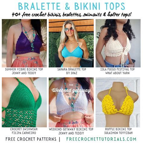 Crochet Bikini PDF Pattern Tutorial How To Make Crochet Atelier Yuwa