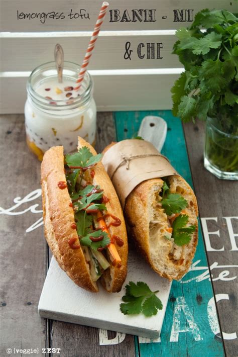 Lemongrass Tofu Banh Mi Veggiezest