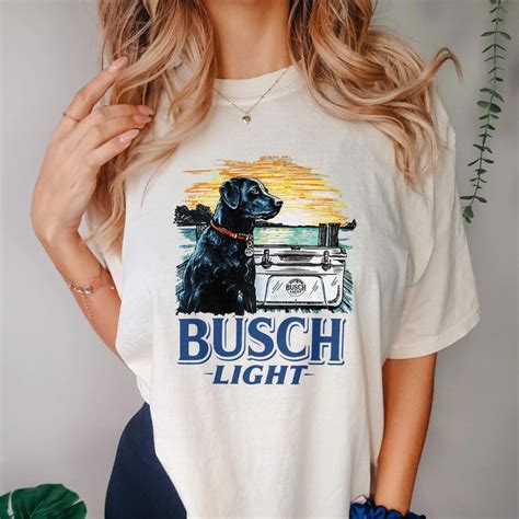 Busch Light Dog Shirt Busch Light Beer Sweatshirt Beer Lover Tee Dog