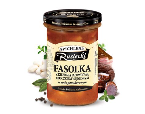 Pamapol Rusiecki Fasolka Po Bretonsku Z Kielbasa Jalowcowa I Boczkiem 470g