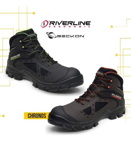 Zapato Bota Seguridad Industrial Con Casquillo Riverline Env O Gratis