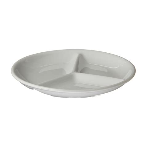 Assiette En Porcelaine Avec 3 Compartiments Diam 260 Mm MJPRO