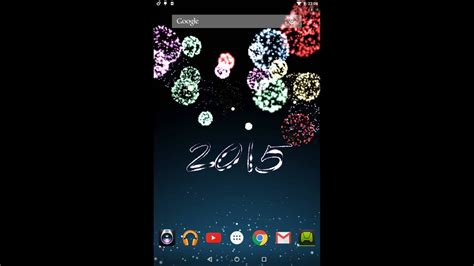 New Year Fireworks Live Wallpaper Youtube