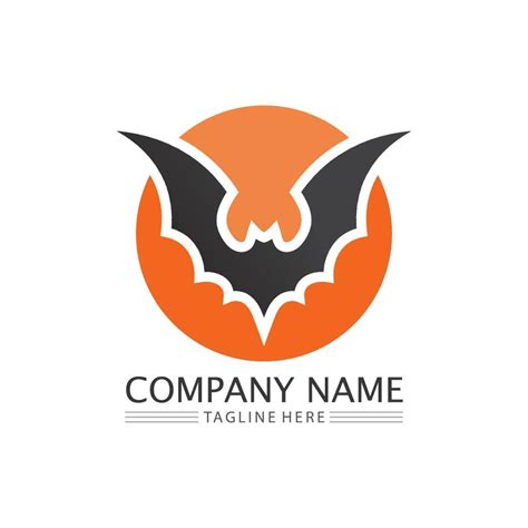 Bat Vector Icon Logo Template 24360175 Vector Art At Vecteezy