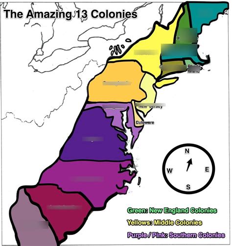 The 13 colonies study guide Diagram | Quizlet 