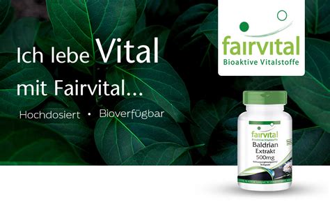 Fairvital Baldrian Extrakt Kapseln 90 Kapseln HOCHDOSIERT 500mg