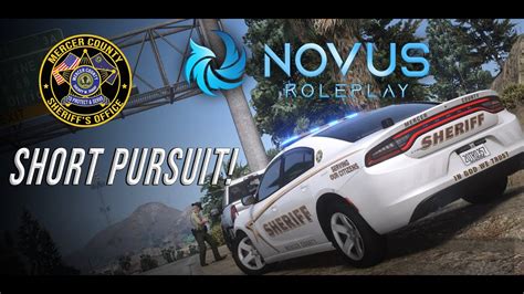 Gta V Rp Novus Roleplay Sheriff Gives Criminal A Chance Still