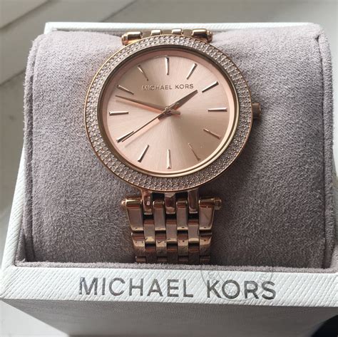 Michael Kors Darci Rose Gold Diamond Case Women’s Watch For Girl Or Woman Rose Gold Dial Mk3192