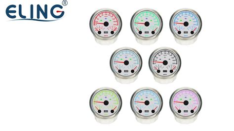 Eling Mm Speedometer Gps Km H Gauge With Fuel Level