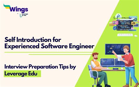 Self Introduction For Experienced Software Engineers Samples Leverage Edu