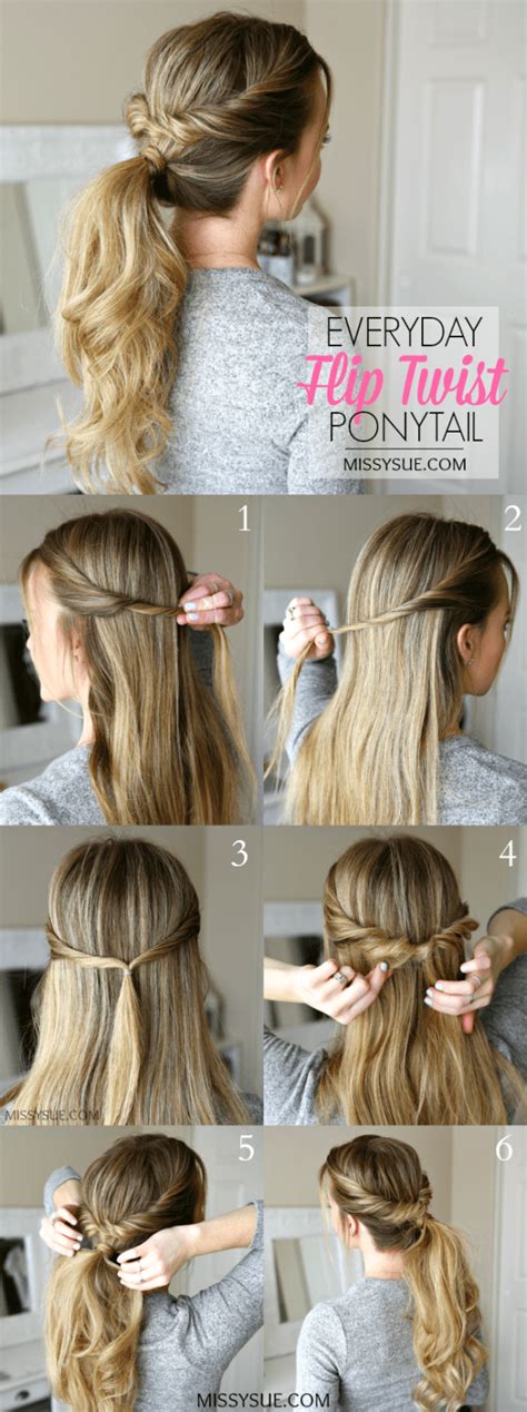 Easy Hairstyles Tutorials For Busy Women That Will Take You Less Than