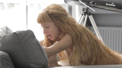 Glamorous Blonde Rides Her Boy On Sofa Lisa Luv