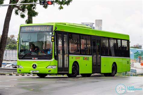 Off Service SMRT Buses Mercedes Benz OC500LE SMB20C Land