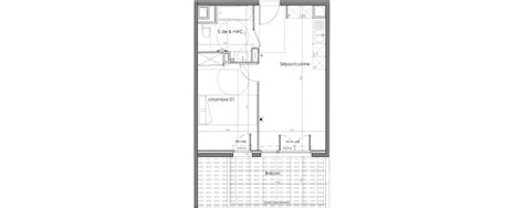 Plan Appartement T De M Neuf Montpellier R Sidence Le Clos