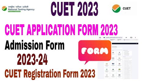 Cuet Entrance Application Form 2023 - Printable Forms Free Online