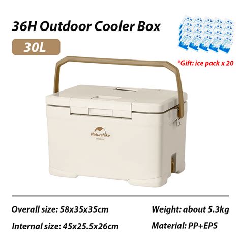 Naturehike 36 Hours Cooler Box Outdoor Antibacterial Insulated Portable